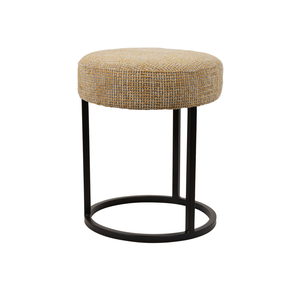 Escabel poef - Ø40 - Coco - Mustard 06