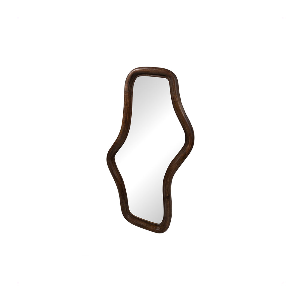 Wavy spiegel 80, Mango Matt Walnut