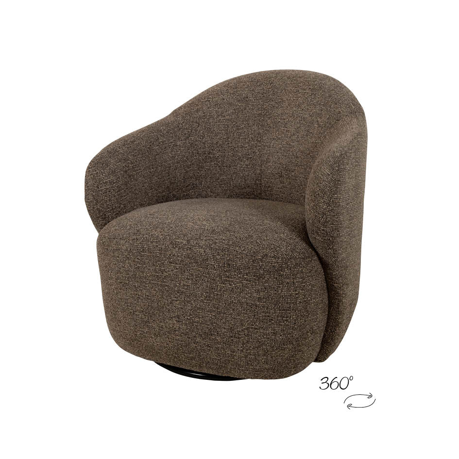 Jimi draaifauteuil 360 - Present - Brown 440