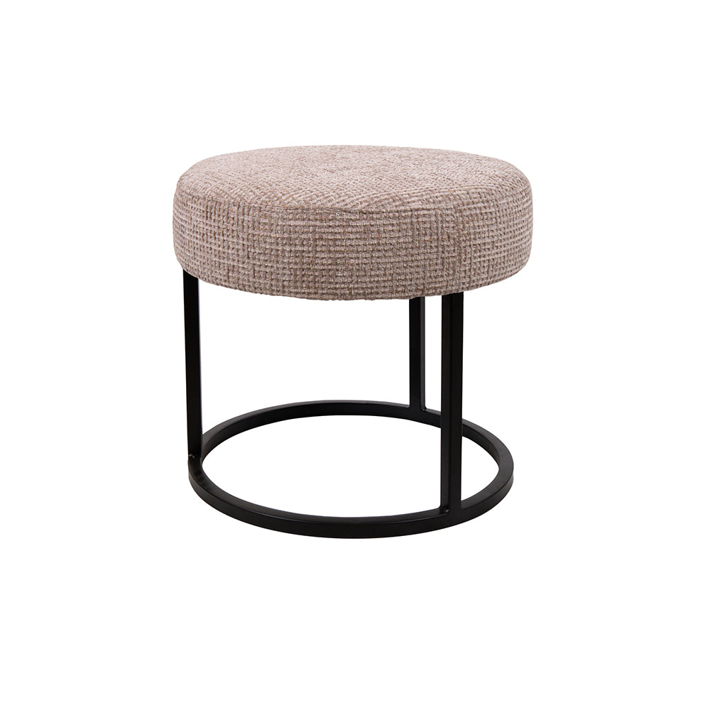 Escabel poef - Ø45 - Coco - Pale 200