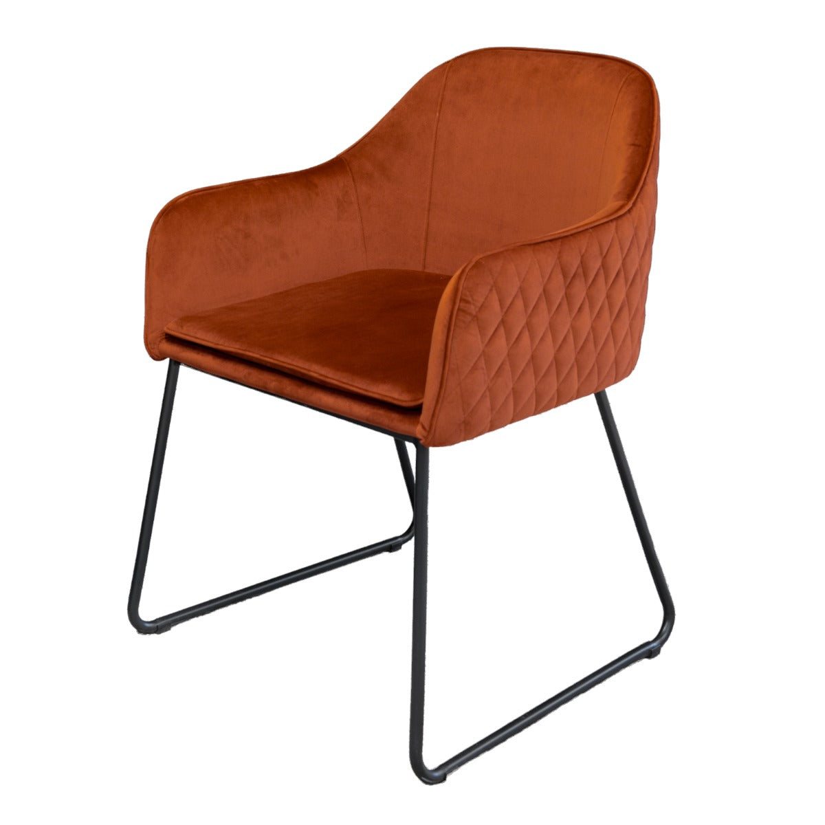 Benthe Rust Copper Velvet (set van 2)