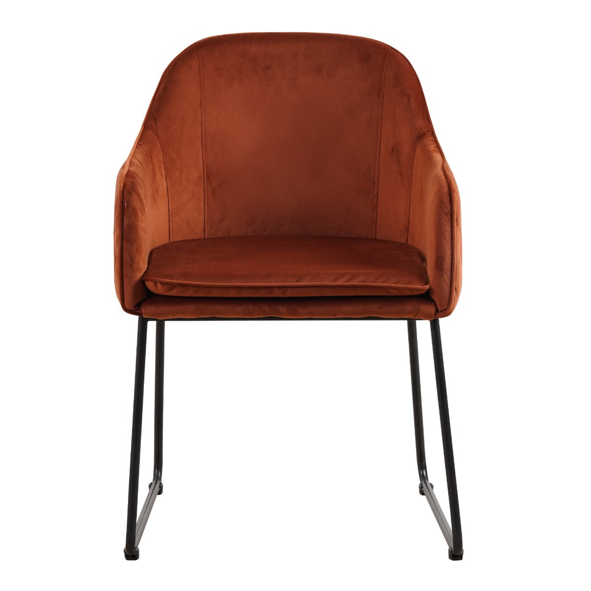 Benthe Rust Copper Velvet (set van 2)