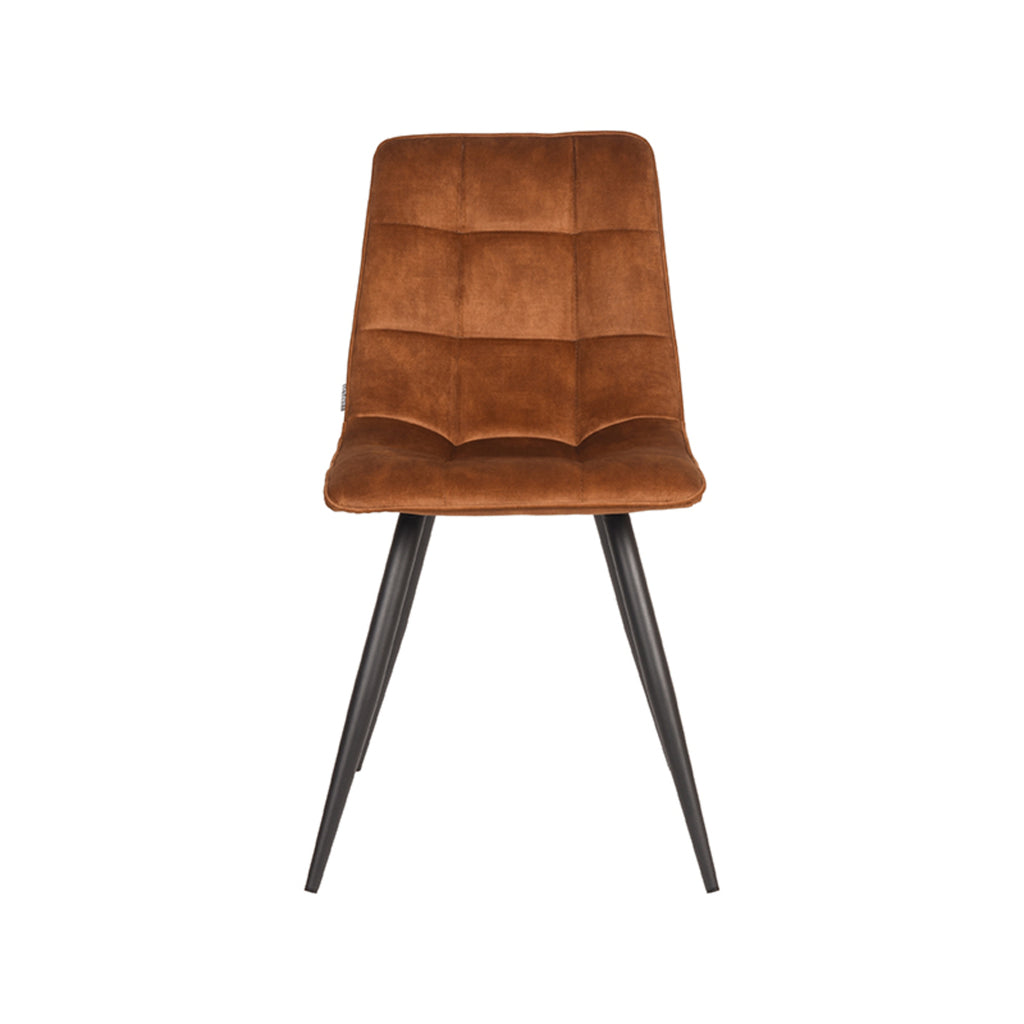 Eetkamerstoel Jelt - Oker - Velours