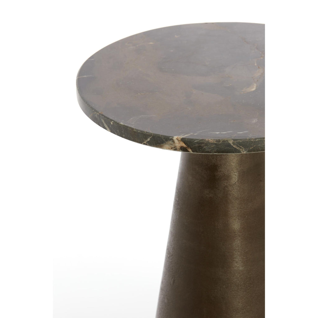 Bijzettafel Ynez - Bruin - 36x36x51cm