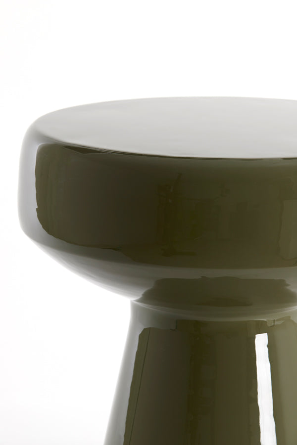 Bijzettafel Dakwa - Groen - Ø38cm