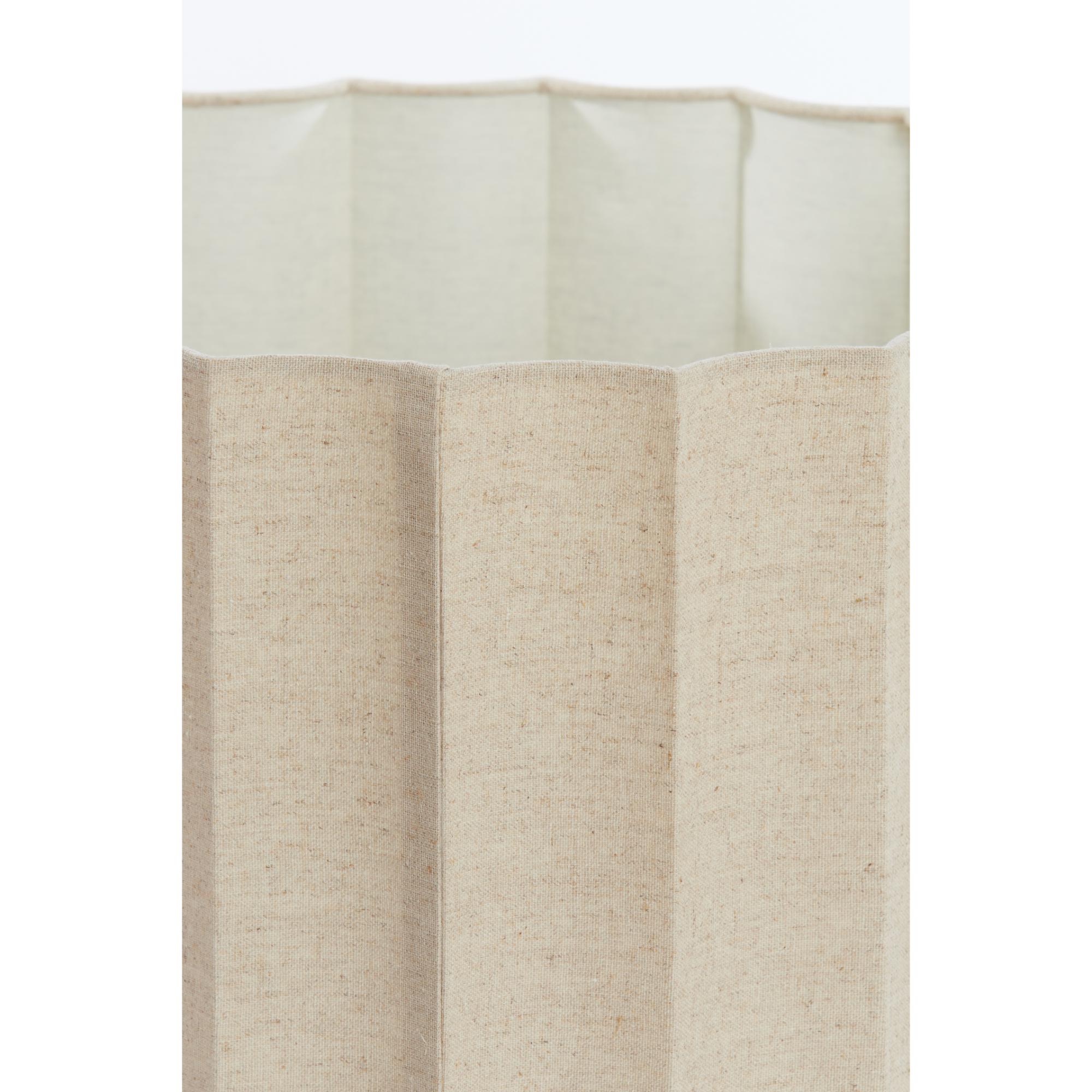 Cilinder lampenkap Disli in Crème - 35x35x22cm