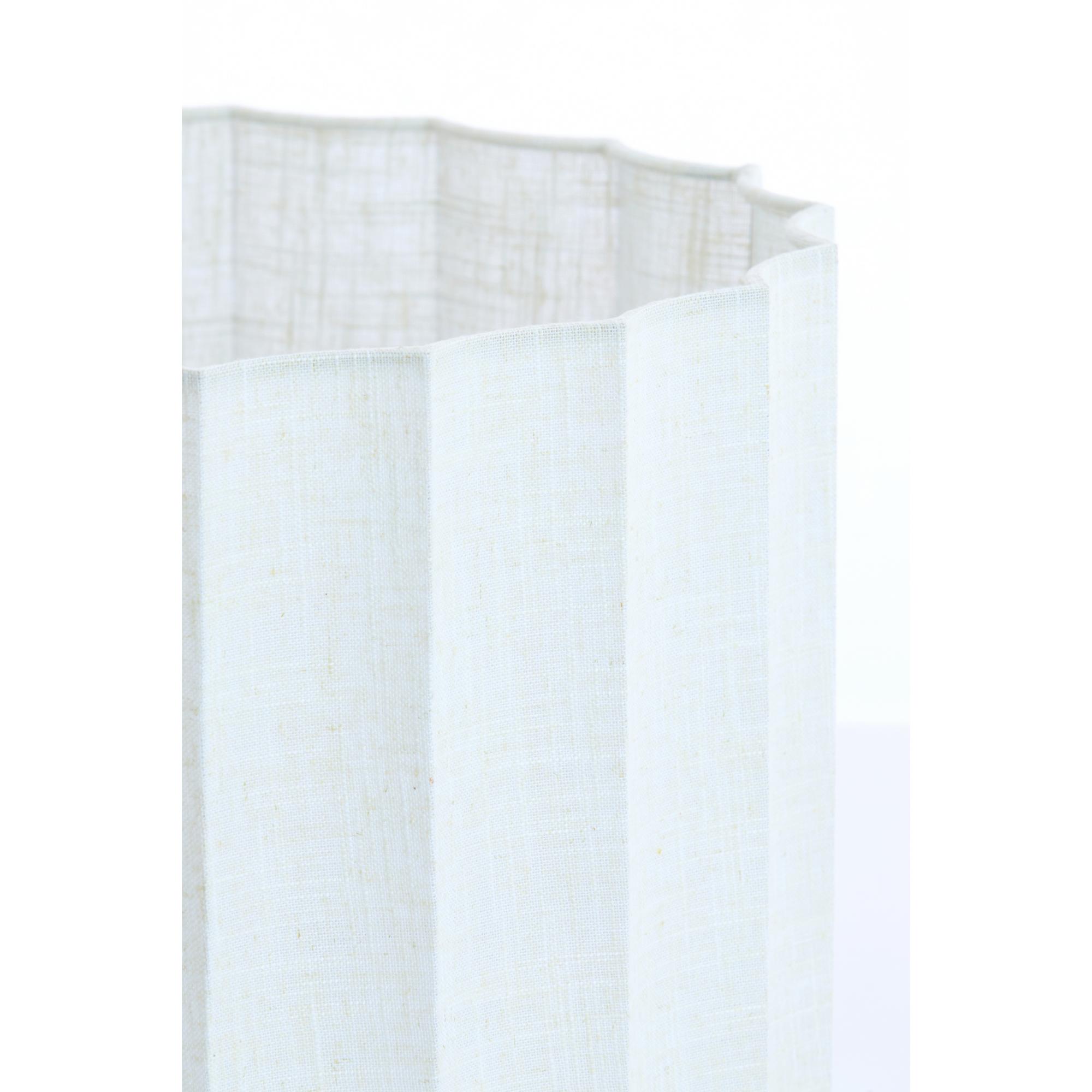 Cilinder lampenkap Disli in Crème - Ø35cm