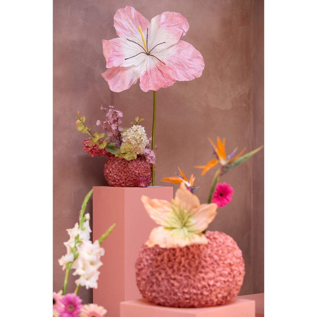 Vaas Phylia - Koraalrood - Ø38cm