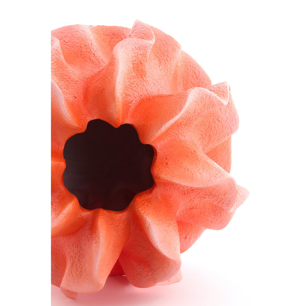 Vaas Sharuna - Koraalrood - 26.5x26.5x25cm