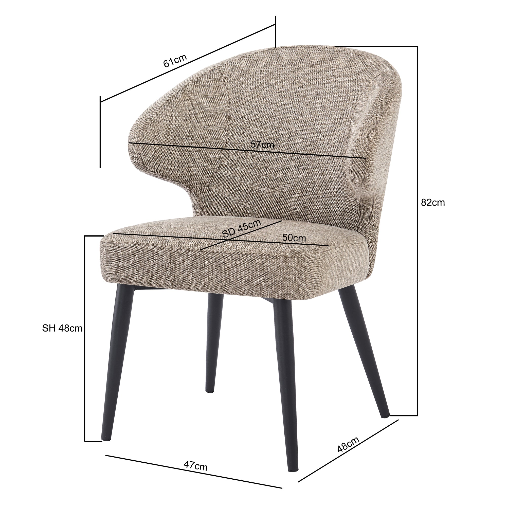 Donna Beige (set van 2)