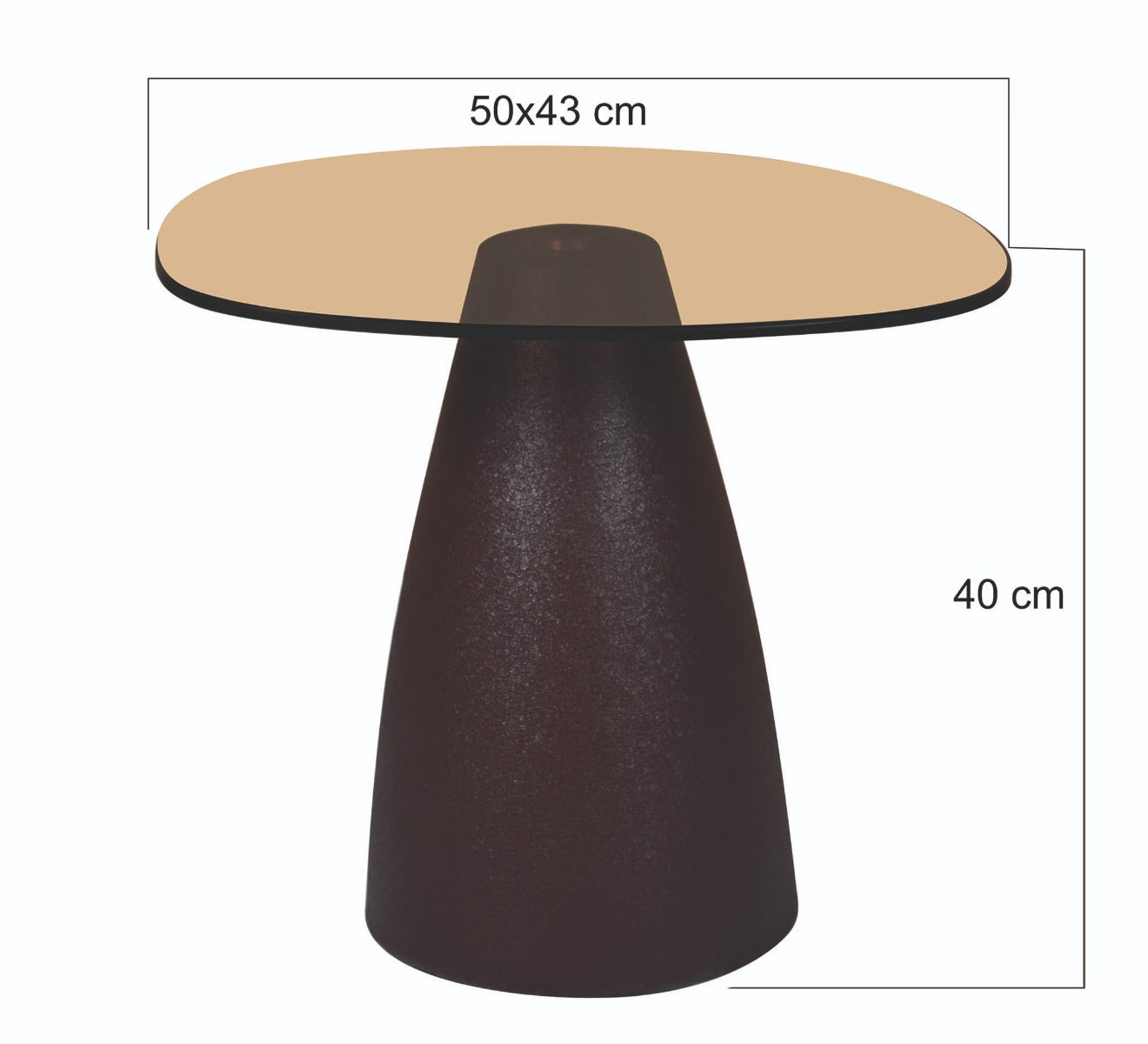 Brix Mylon Brown 50cm