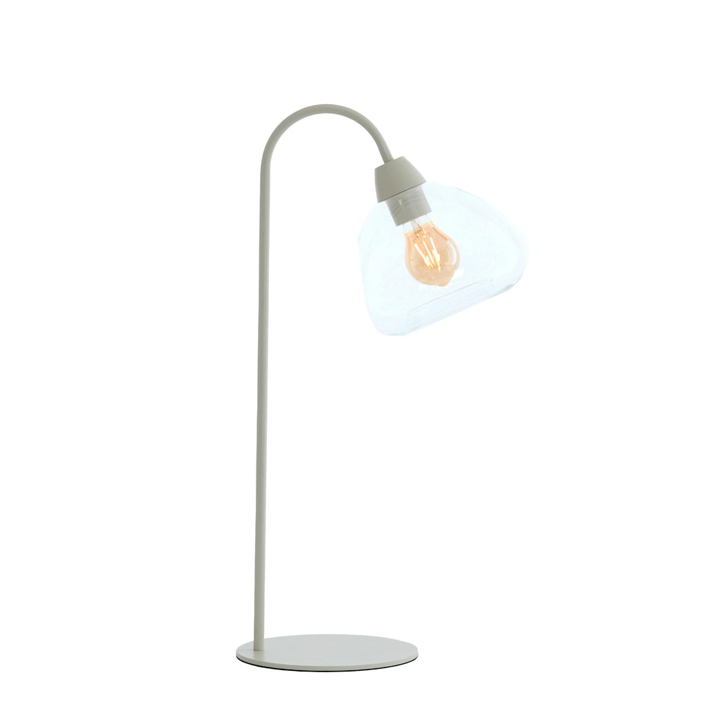 Tafellamp Bisho - Crème - 31.5x20x61cm