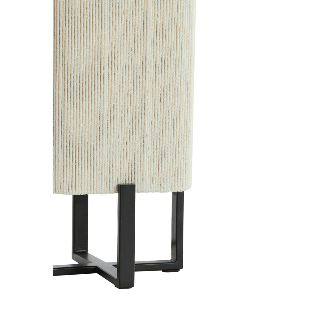 Tafellamp Wyn - Crème - 16.5x16.5x39cm