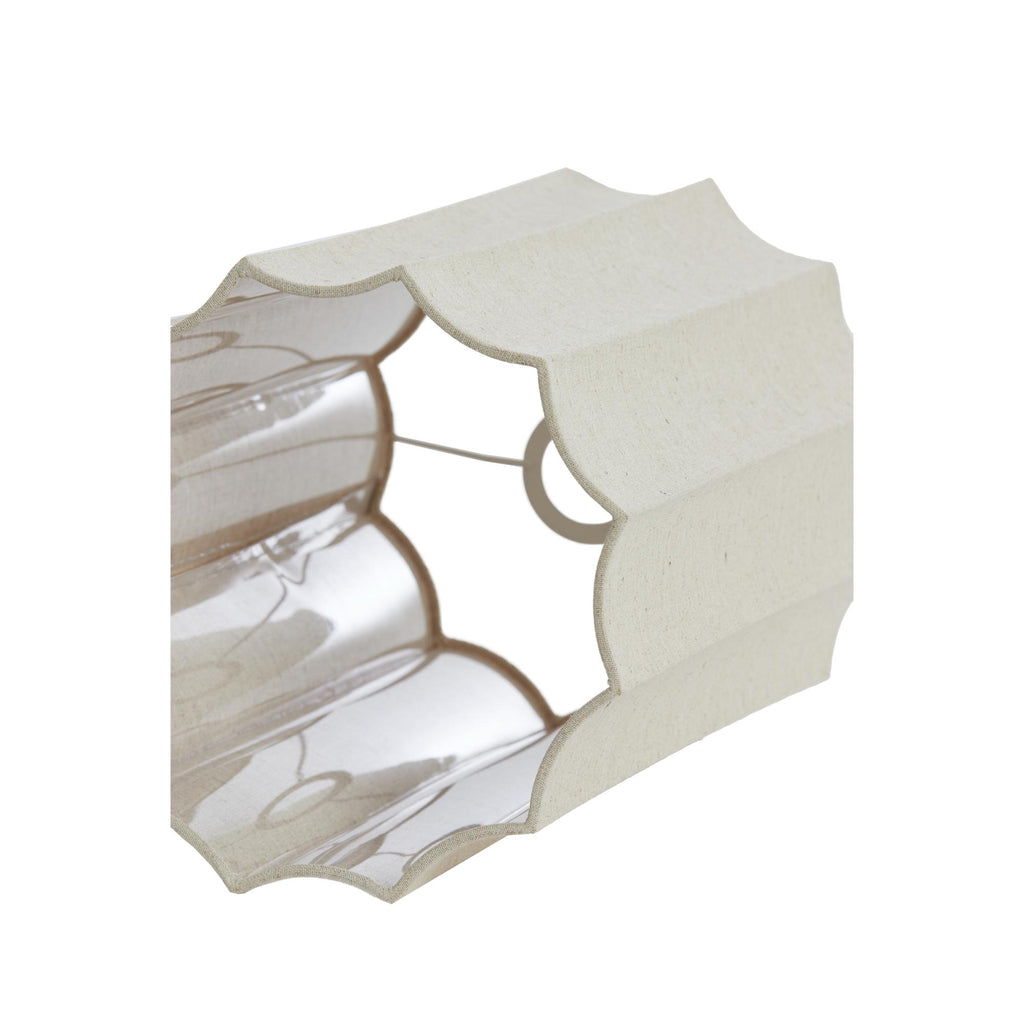 Cilinder lampenkap Disli - Lichtbruin - 18x18x25cm