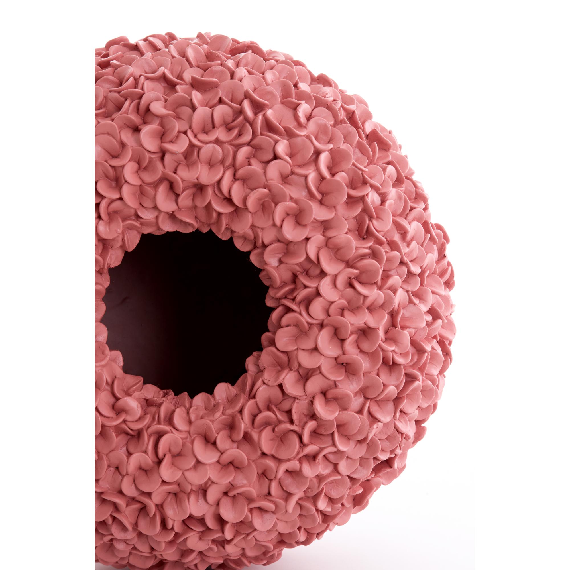 Vaas Phylia - Koraalrood - 47.5x47.5x30cm