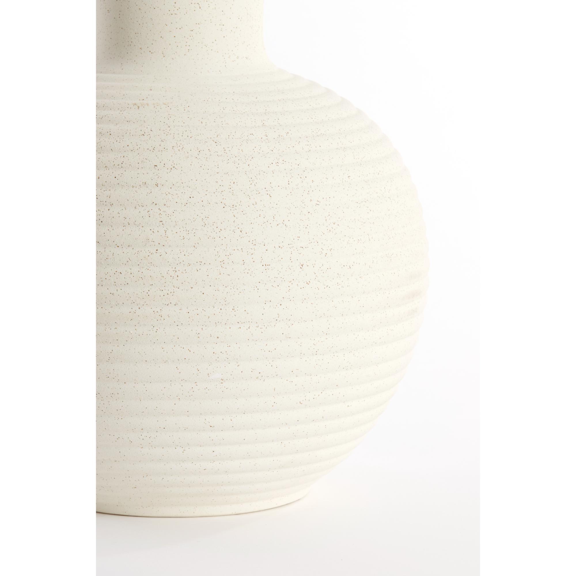 Vaas Ulloa - Wit - Ø34cm