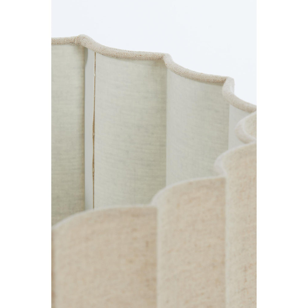 Cilinder lampenkap Disli in Crème - 35x35x22cm