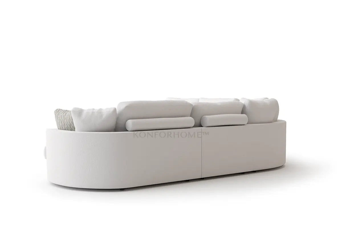 Lora Phantom hoekbank met ottomaan - Rechts