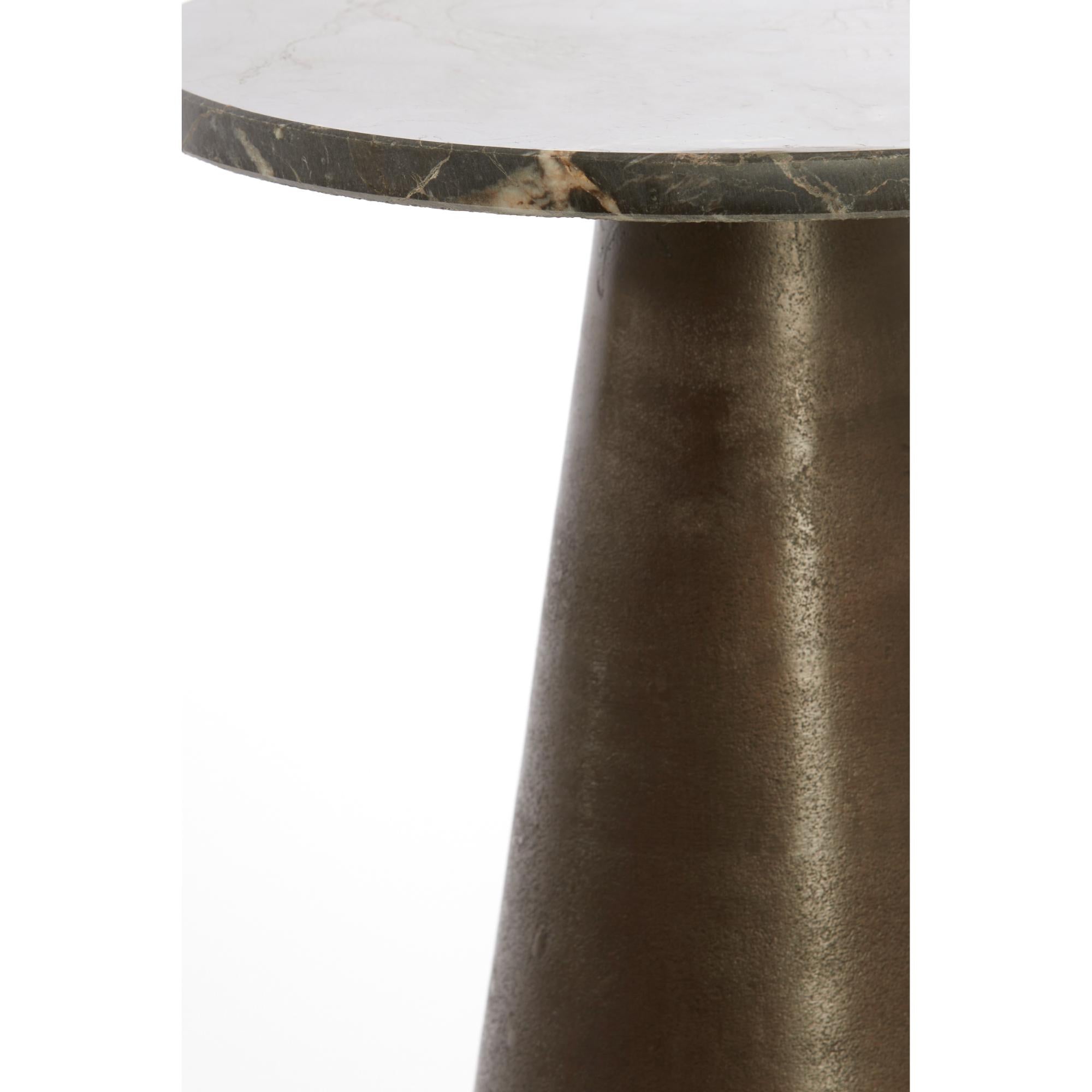 Bijzettafel Ynez - Bruin - 36x36x51cm