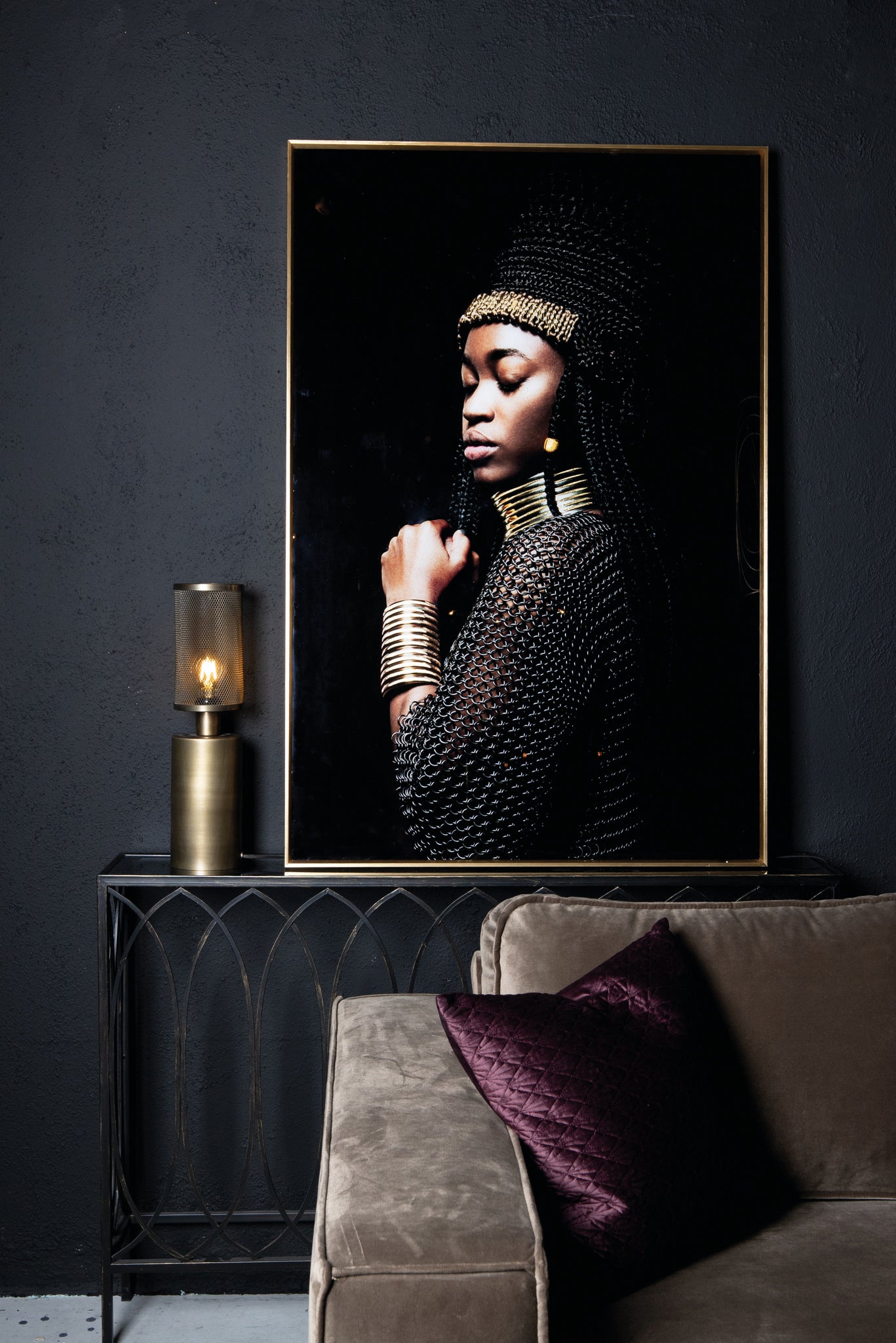 Melani Glass Art wandschilderij