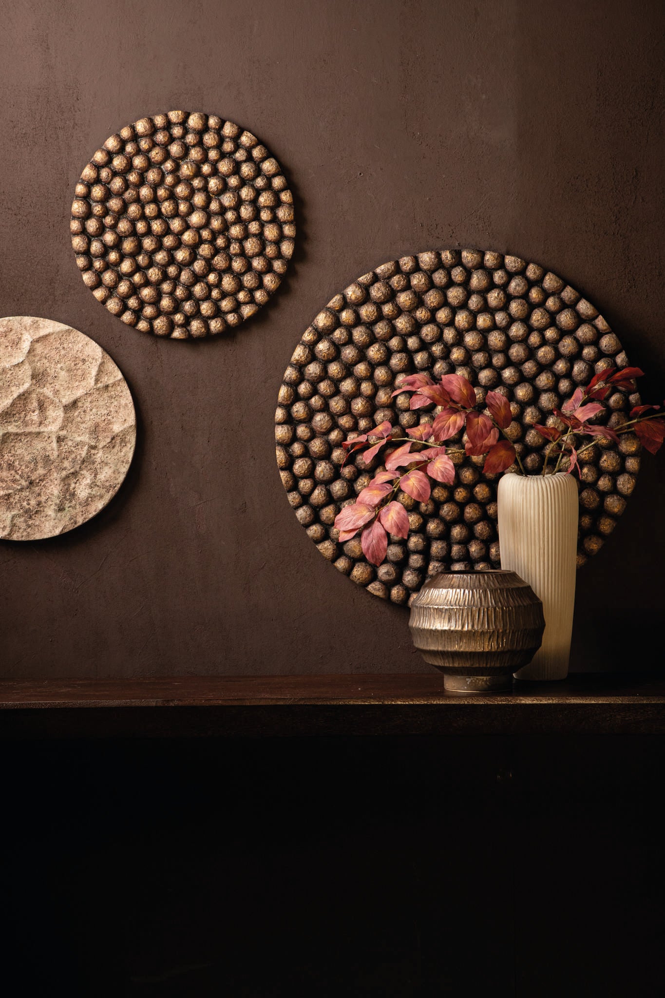 Gen Bronze Ovale Cement wandpaneel