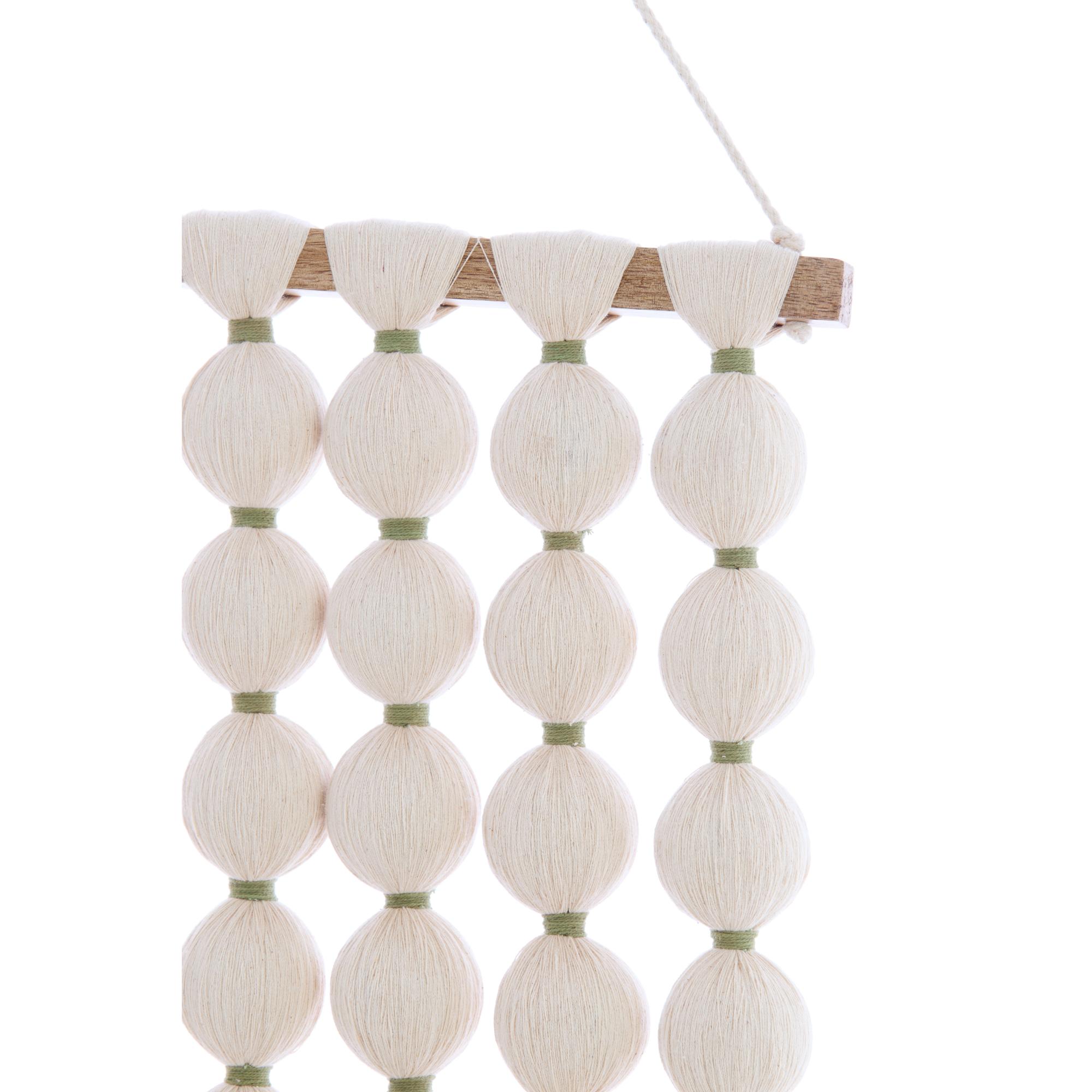 Wanddecoratie Ward in Crème - 60x4x76cm