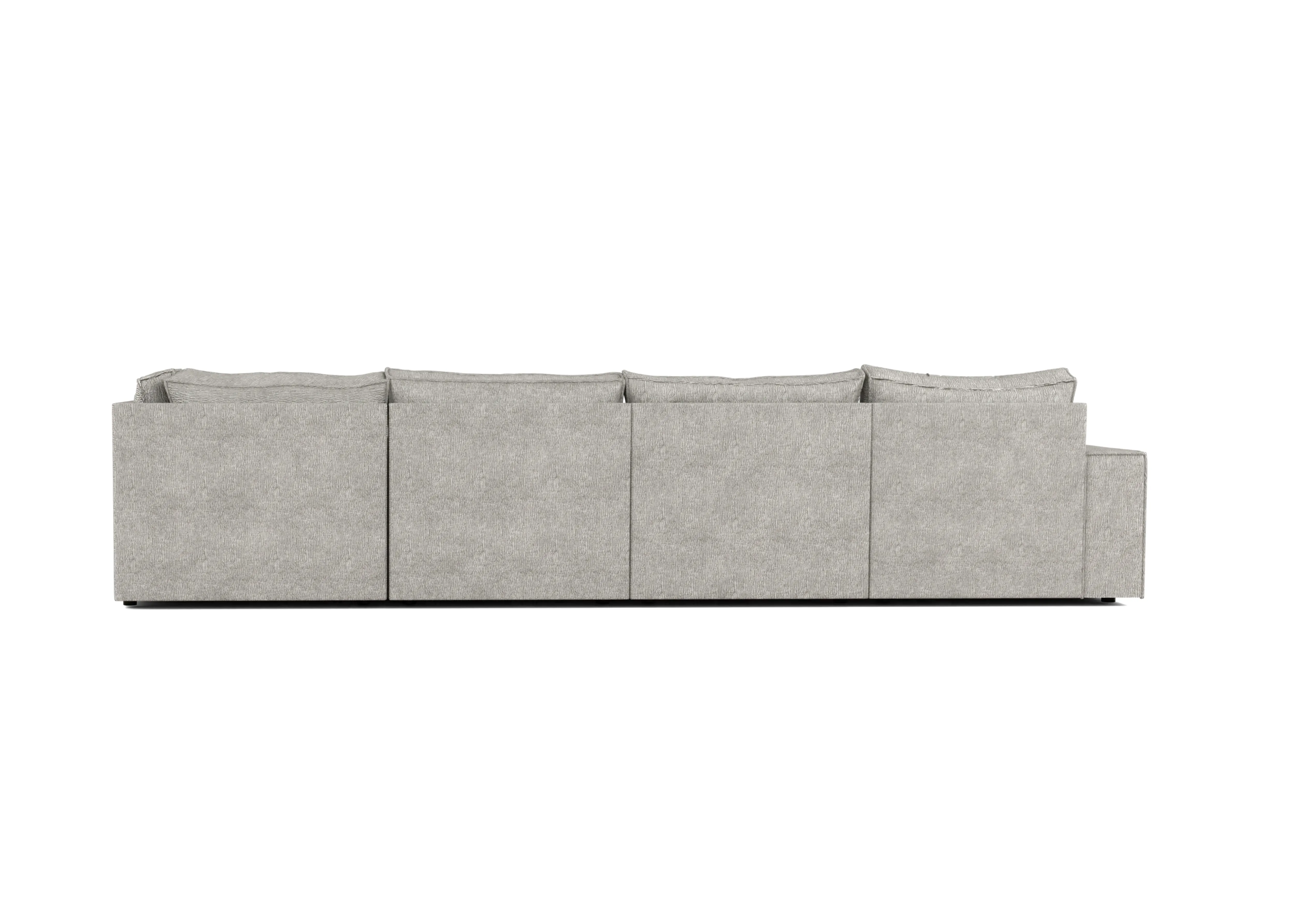 Alinka U-bank met lounge en poef - Links