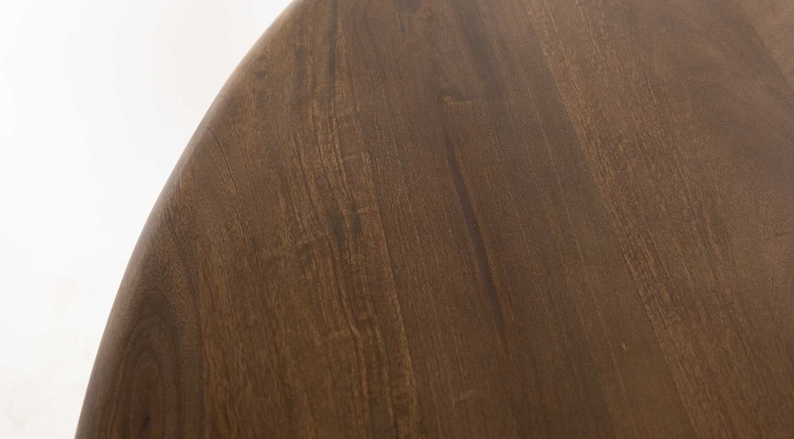 Eetkamertafel Ø130, Mango Walnut