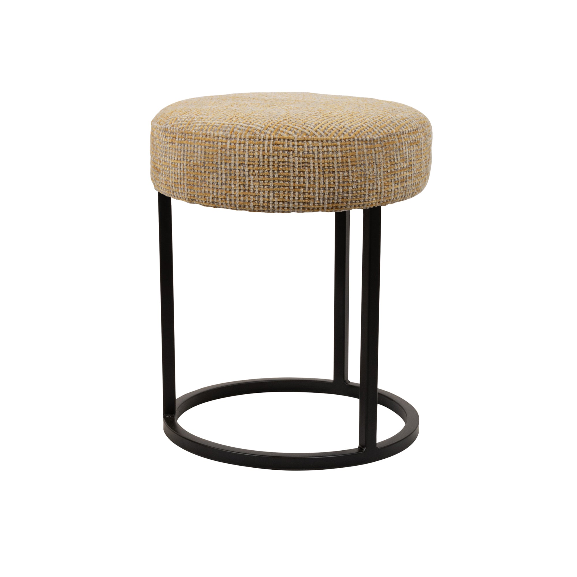 Escabel poef - Ø40 - Coco - Mustard 06