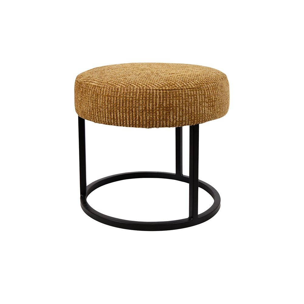 Escabel poef - Ø45 - Coco - Gold 132