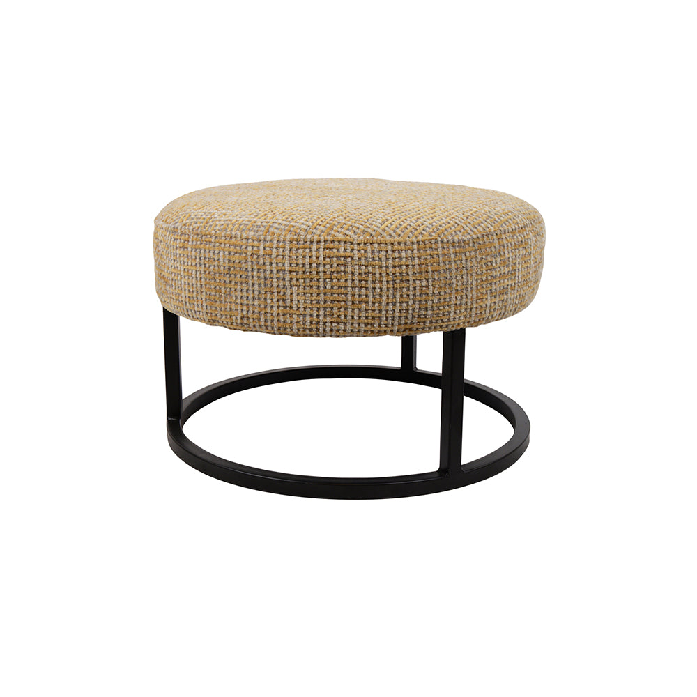 Escabel poef - Ø50 - Coco - Mustard 06