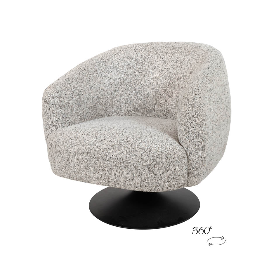 Louis draaifauteuil 360 - Puente - Ecru 06