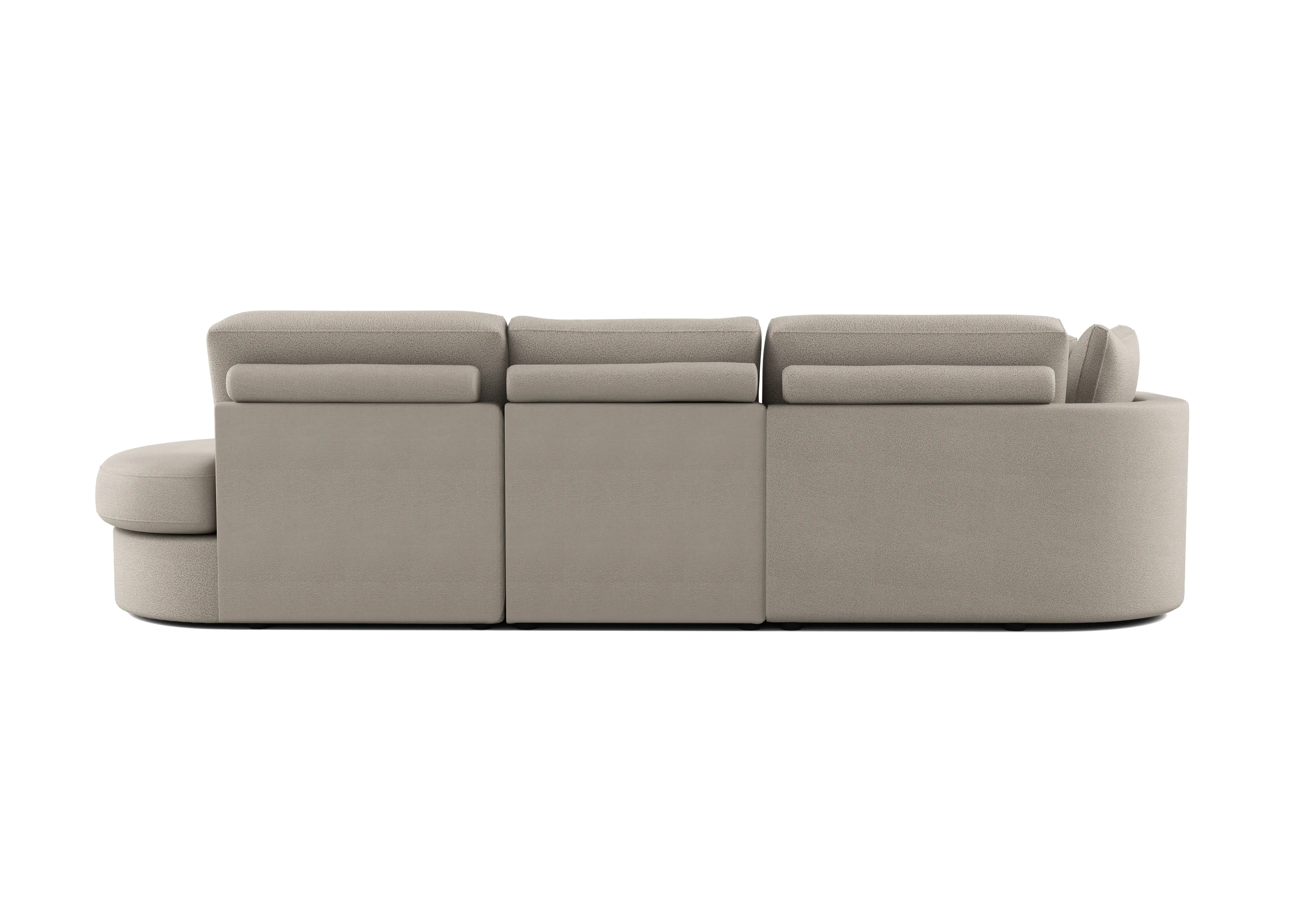 Brielle Now Taupe 3-zits bank met lounge