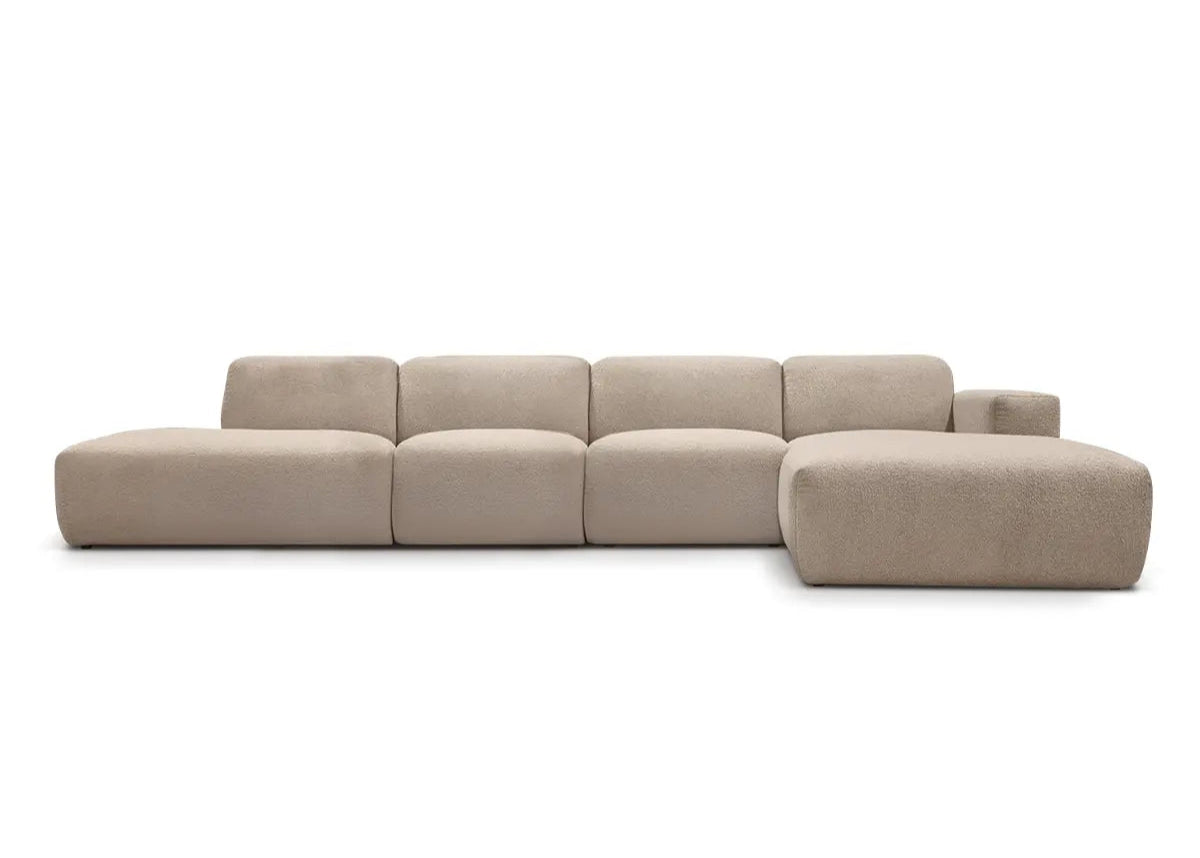 Manouk Hima XL loungebank met ottomaan - Rechts