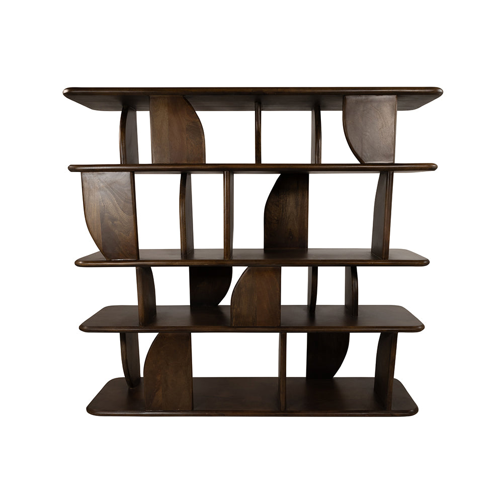 Oregano boekenkast 140, Mango Brown Walnut