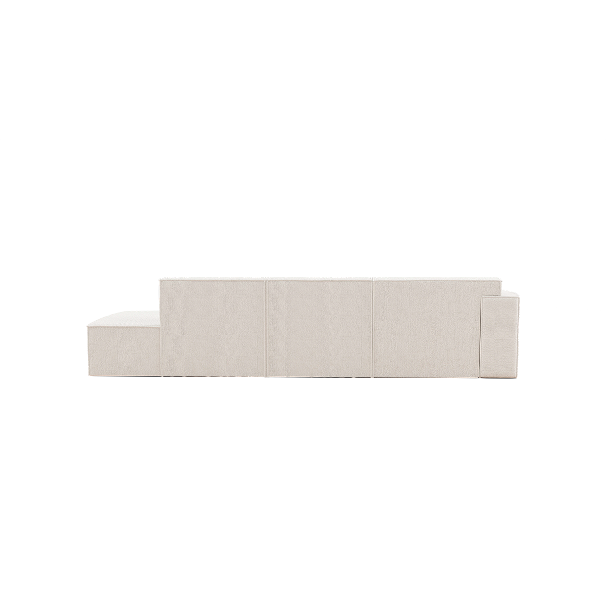 Ricco rechte 3-zits bank met ottomaan - Rechts