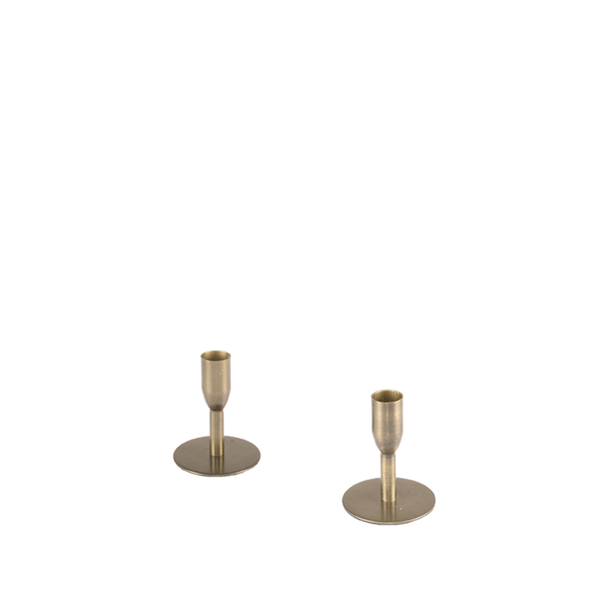 Kandelaars in Antiek goud - Metaal