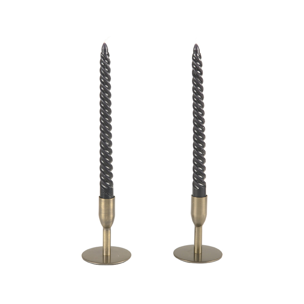 Kandelaars in Antiek goud - Metaal