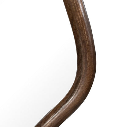 Wavy spiegel 80, Mango Matt Walnut