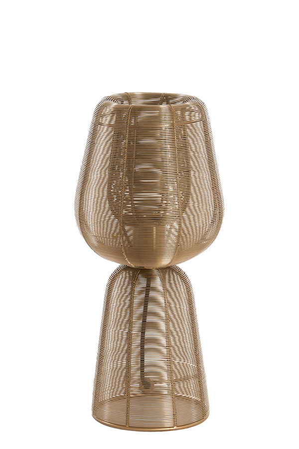 Tafellamp Aboso - Goud Ø 18 cm