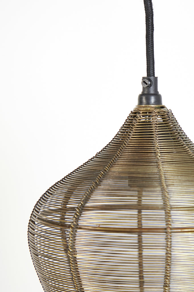 Hanglamp Alvaro - Antiek Brons - 100x20x122cm - 5L