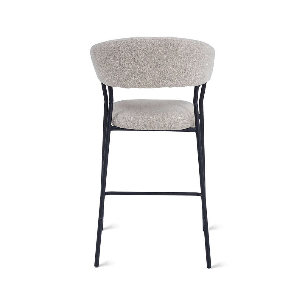 Barkruk Ava - Bouclé Taupe