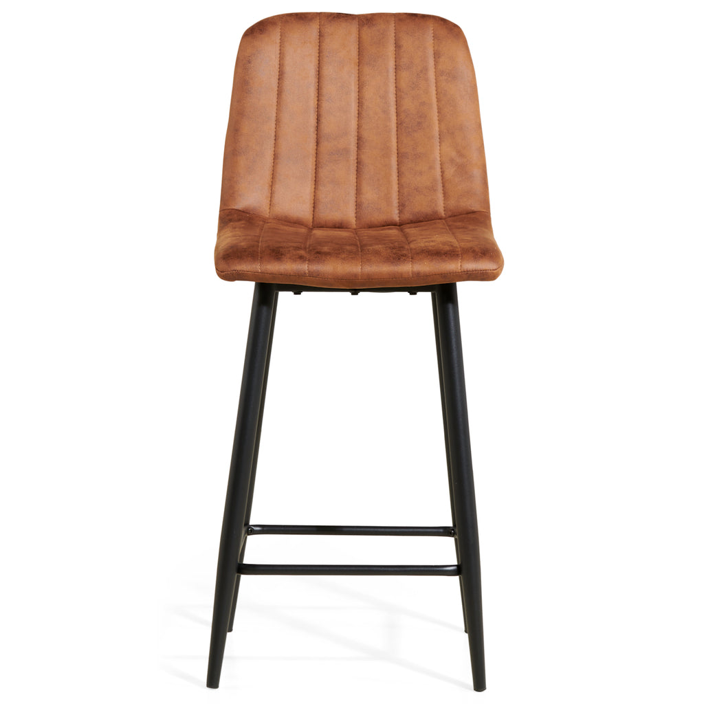 Barkruk Jax - Microleder Cognac