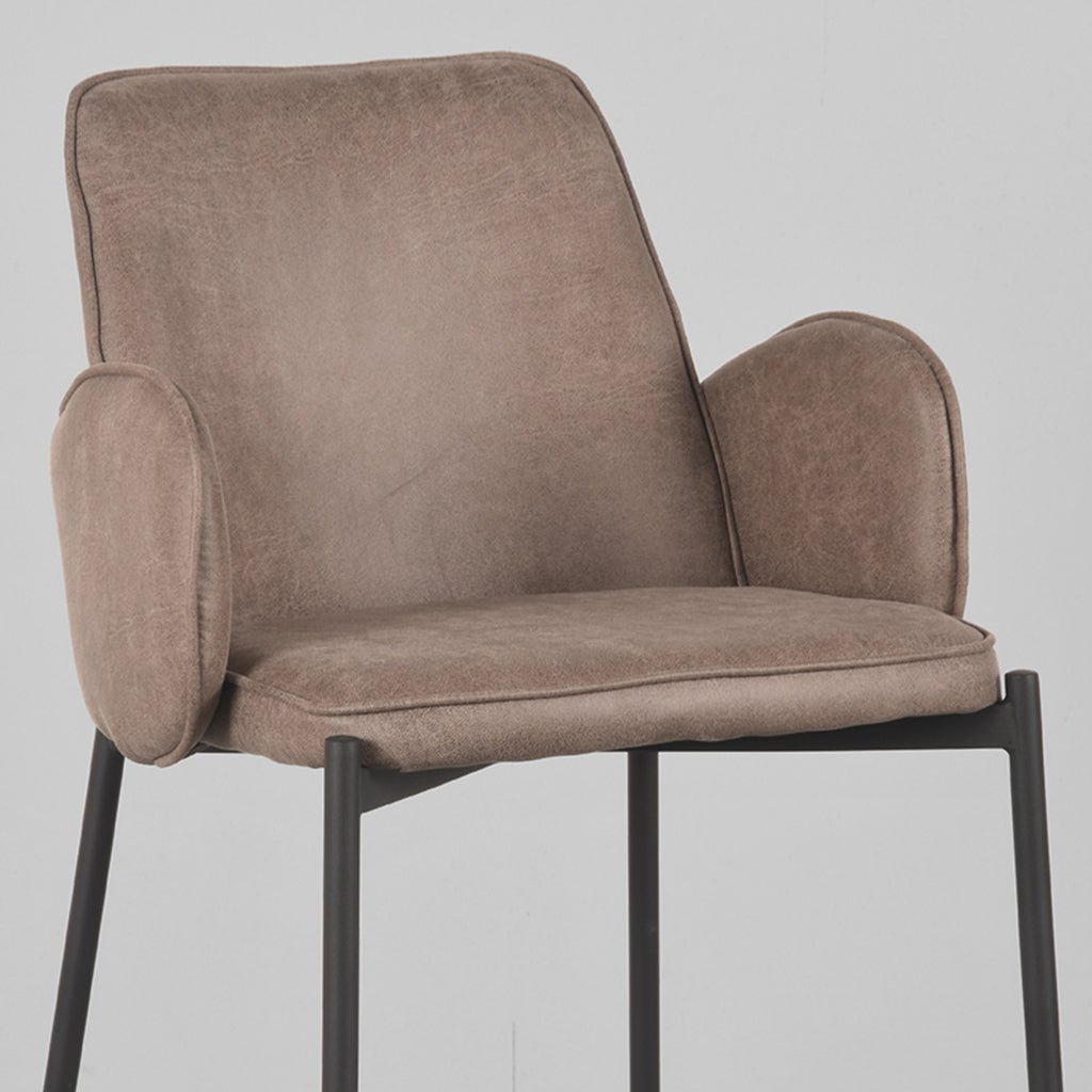 Barkruk Joni - Taupe - Microfiber