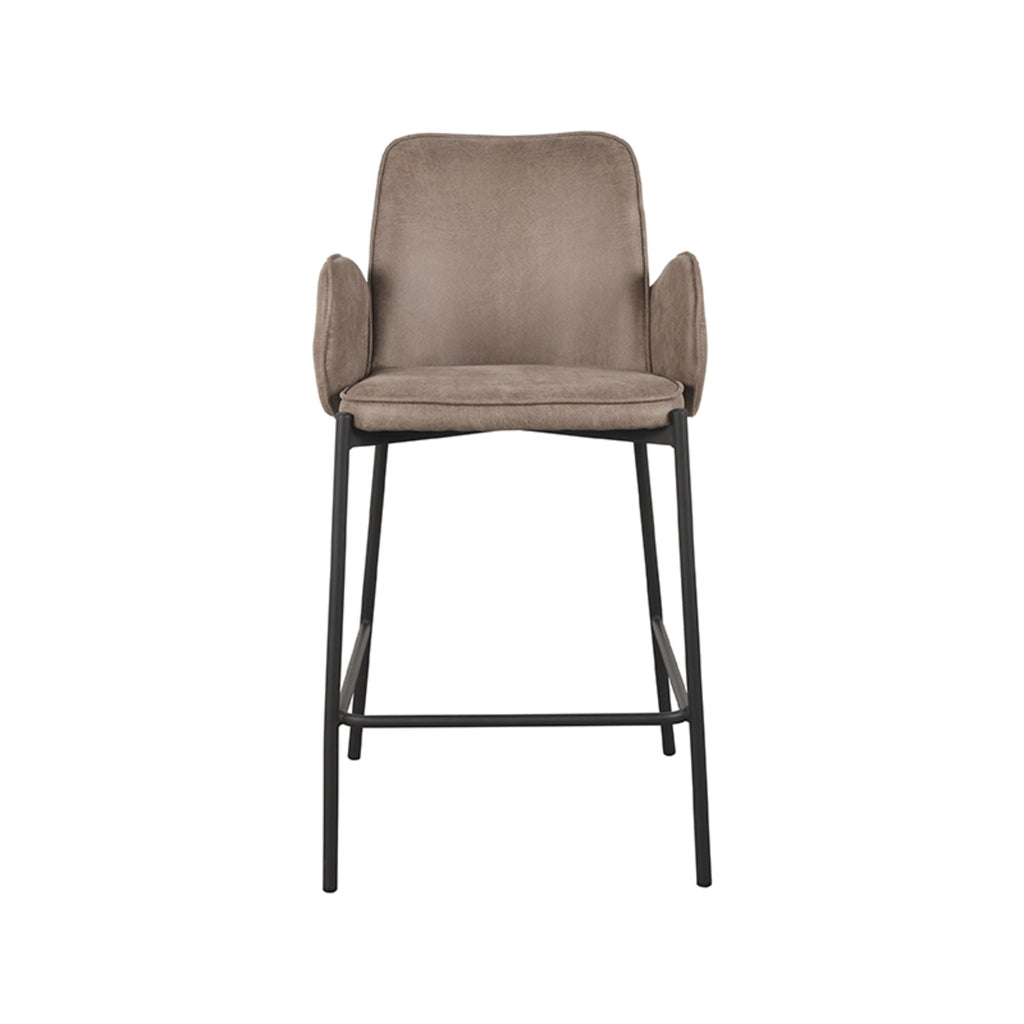 Barkruk Joni - Taupe Microfiber