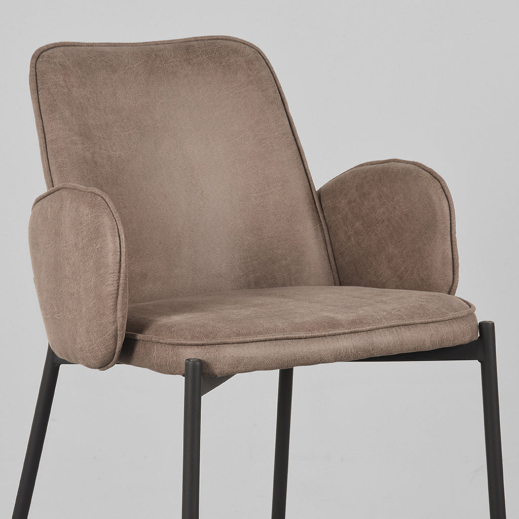 Barkruk Joni - Taupe Microfiber