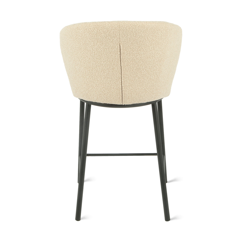 Barkruk Loa Bouclé Taupe