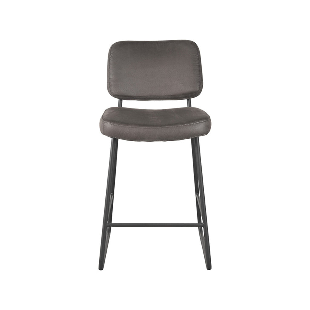 Barkruk Noah - Antraciet - Microfiber