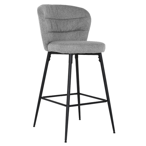 Barkruk Peter - Stof Grijs