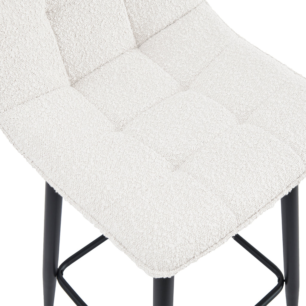 Barkruk Yerevan - Bouclé Ivoor